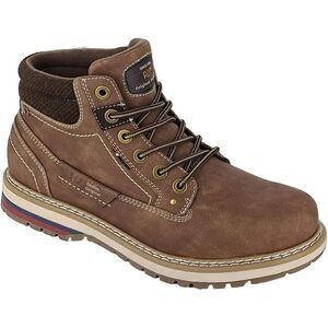 Route 21 Mens Eyelets Ankle Boots / Brown